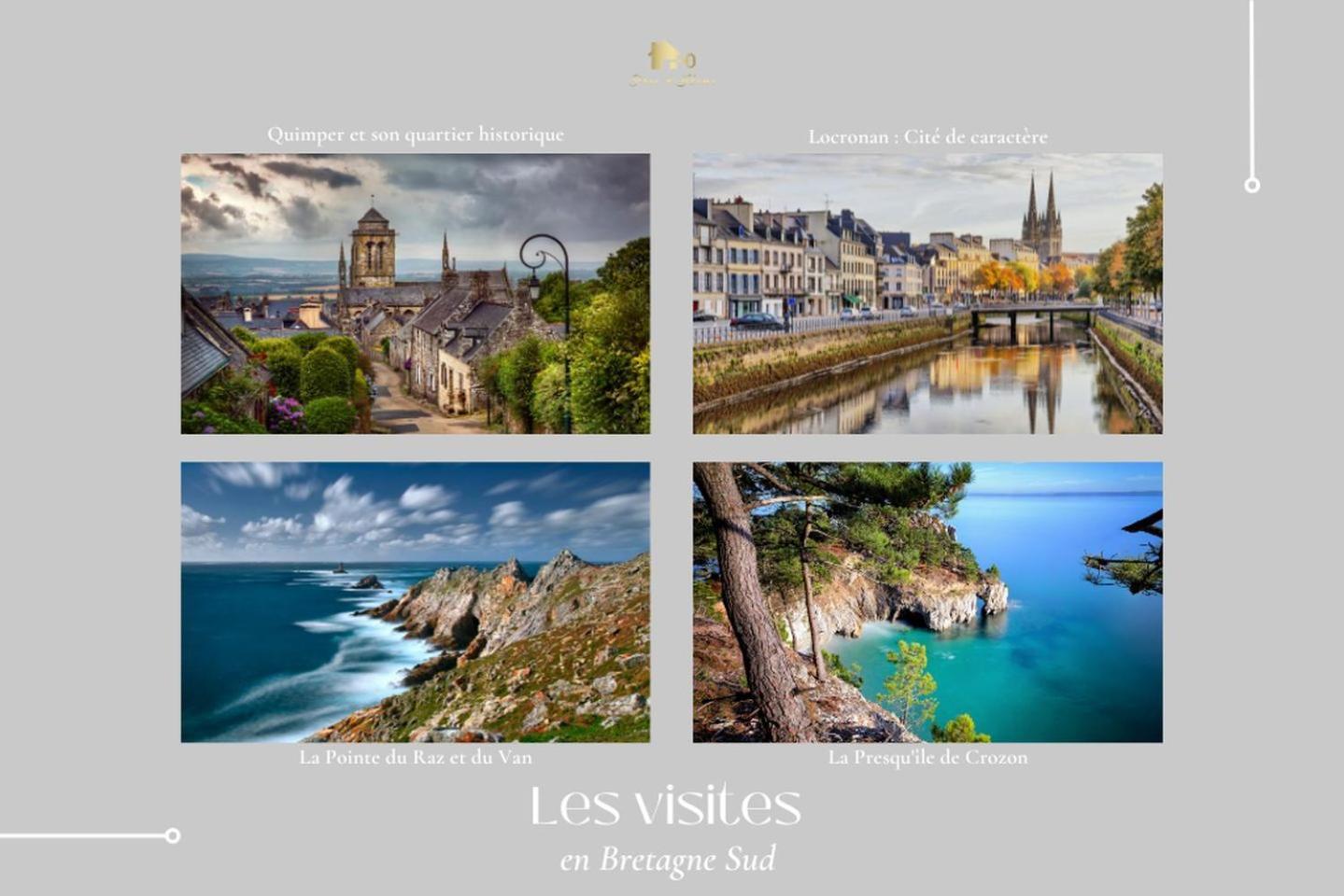 La Maison Bleue,Authenticite, Nature, Simplicite, 2-5 Personnes, Moelan Sur Mer Buitenkant foto
